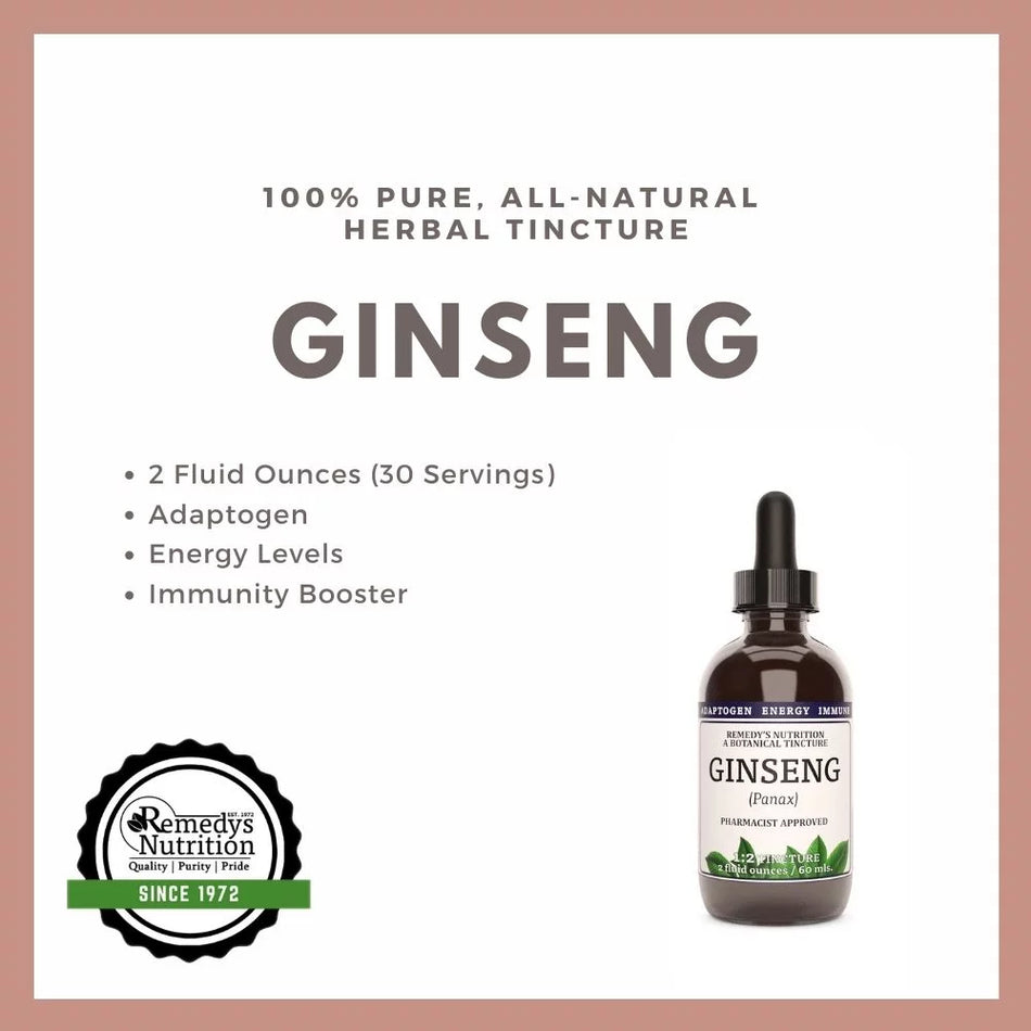 Ginseng Tincture | 2 Fluid Ounces