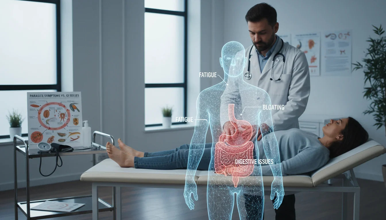 How to tell if you have parasites vs GI issues — symptoms comparison and diagnostic guide