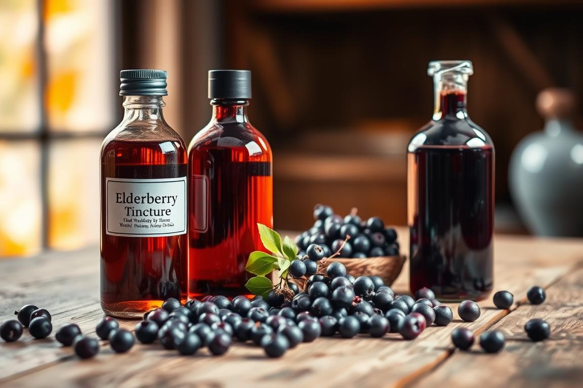 elderberry tincture vs syrup