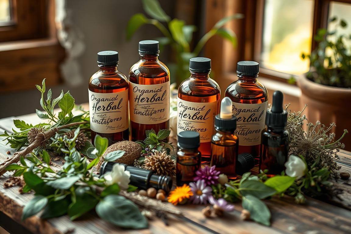 organic herbal tinctures
