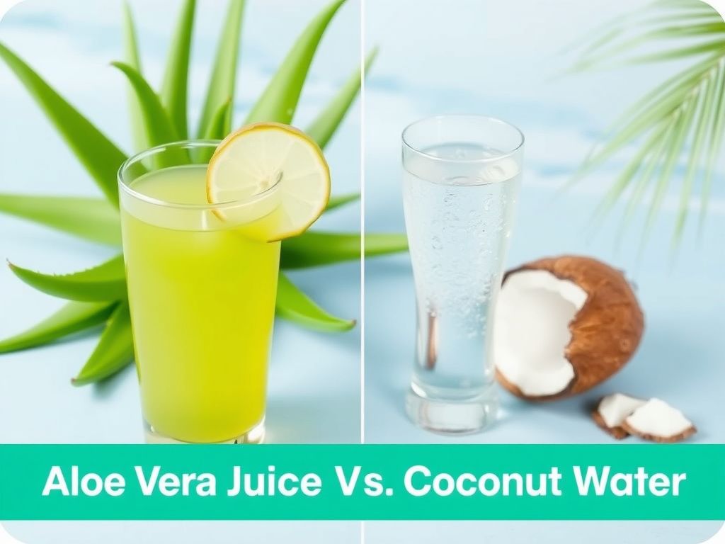 Aloe Vera Juice vs. Coconut Water