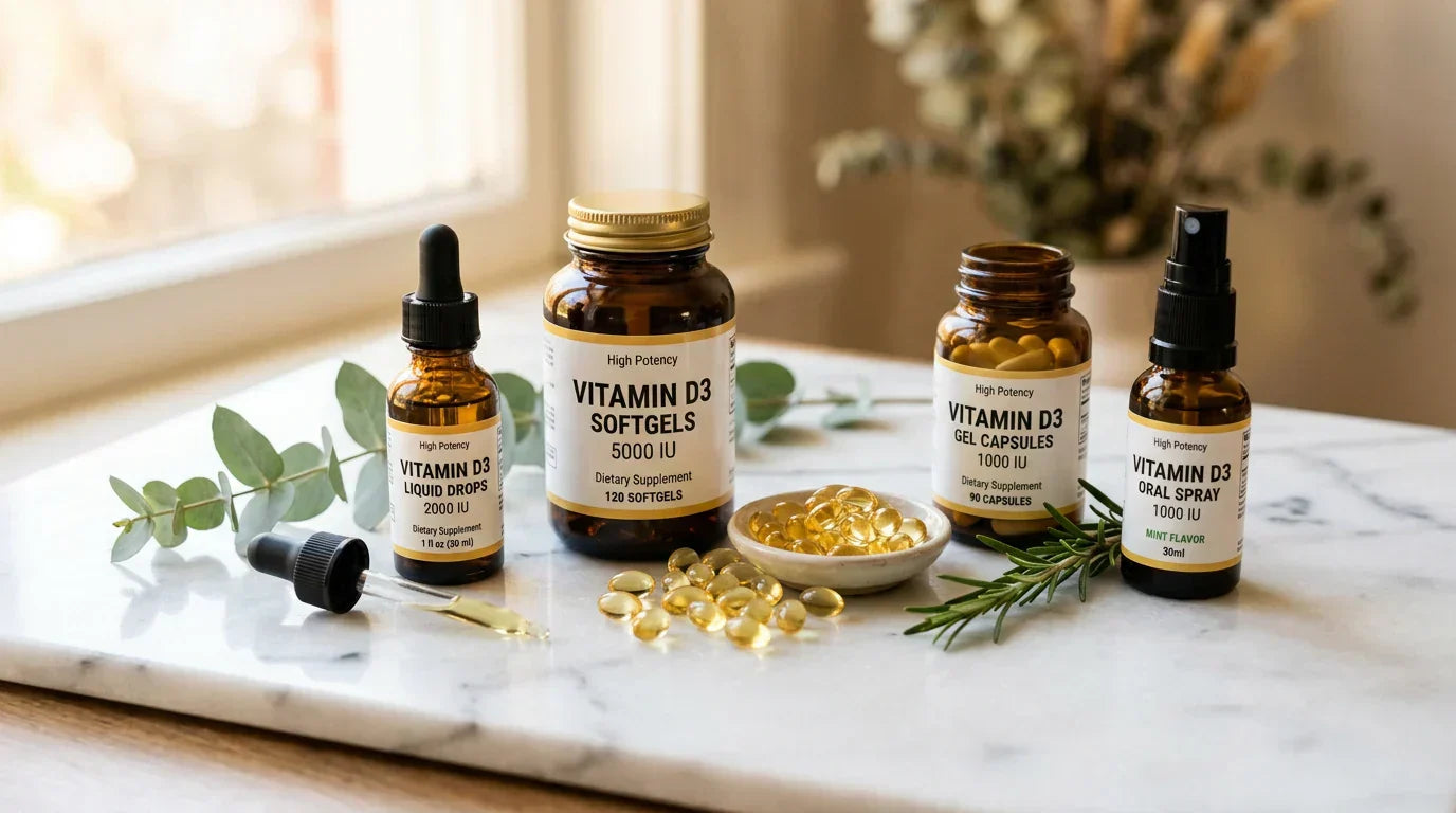 Les différentes formes de suppléments de vitamine D, notamment les gouttes, les capsules et les gélules molles, permettent de choisir la meilleure option.