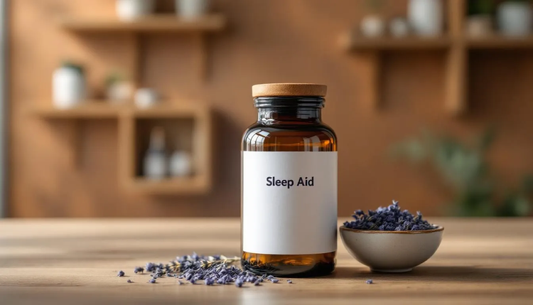 Top Sleep Natural Supplements on the table