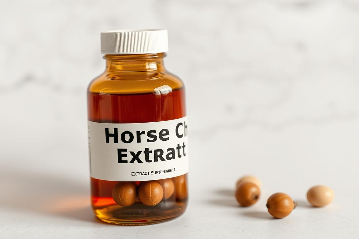 A collection of the best horse chestnut extract supplement bottles.