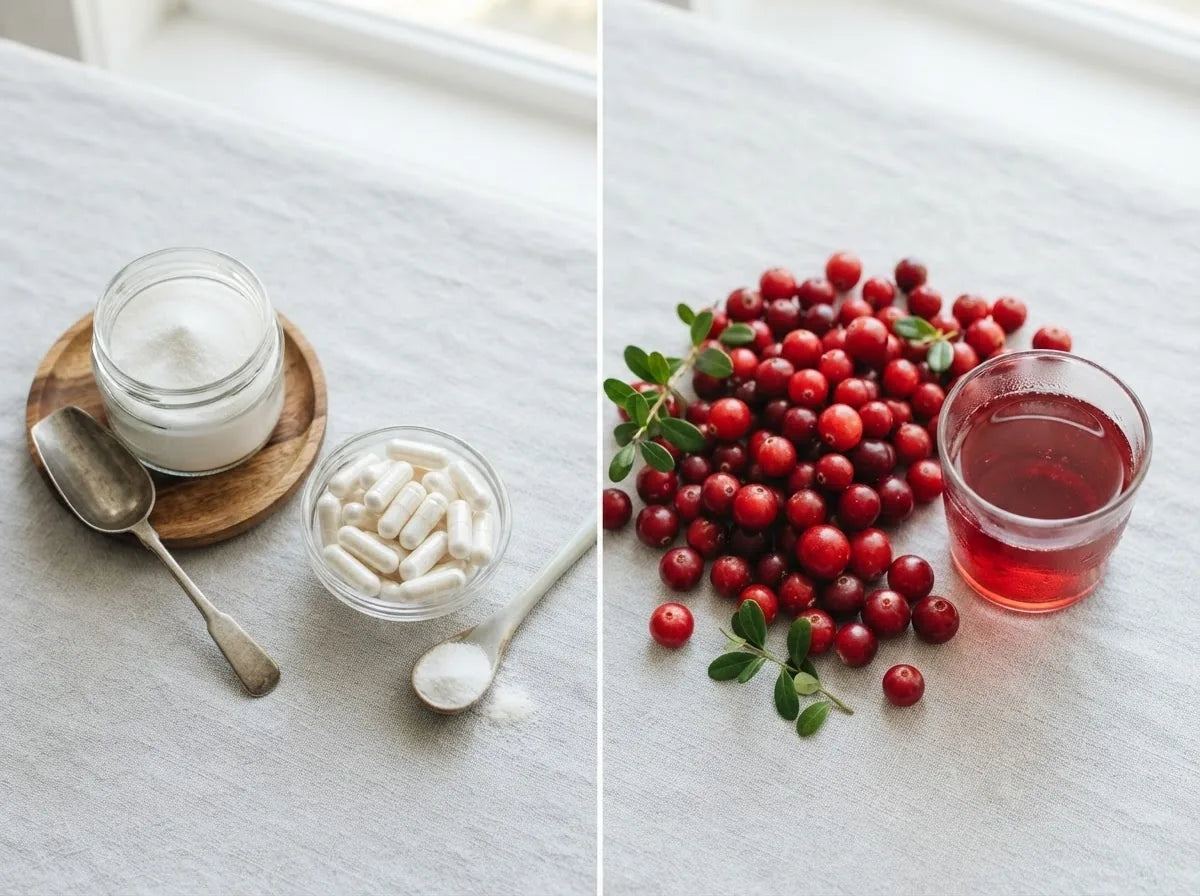 D-mannose compared with cranberry for urinary support