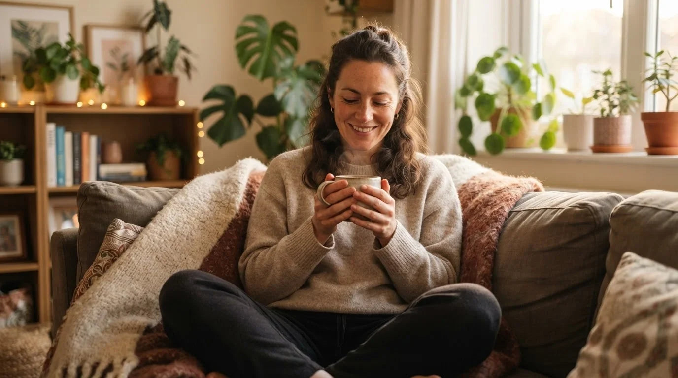 Ginkgo biloba leaves and capsules representing use for anxiety, mood and sleep