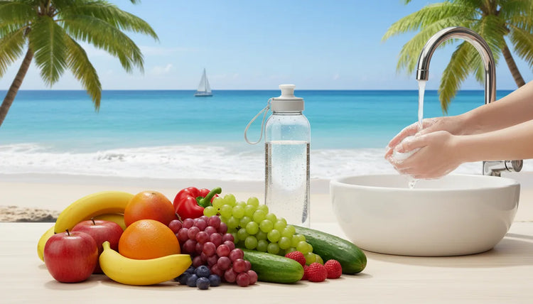 Traveler preparing for healthy international trip — how to prevent parasites when traveling abroad