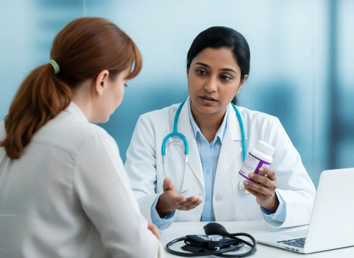 Person comparing adrenal supplement bottles — how to choose the right adrenal supplement