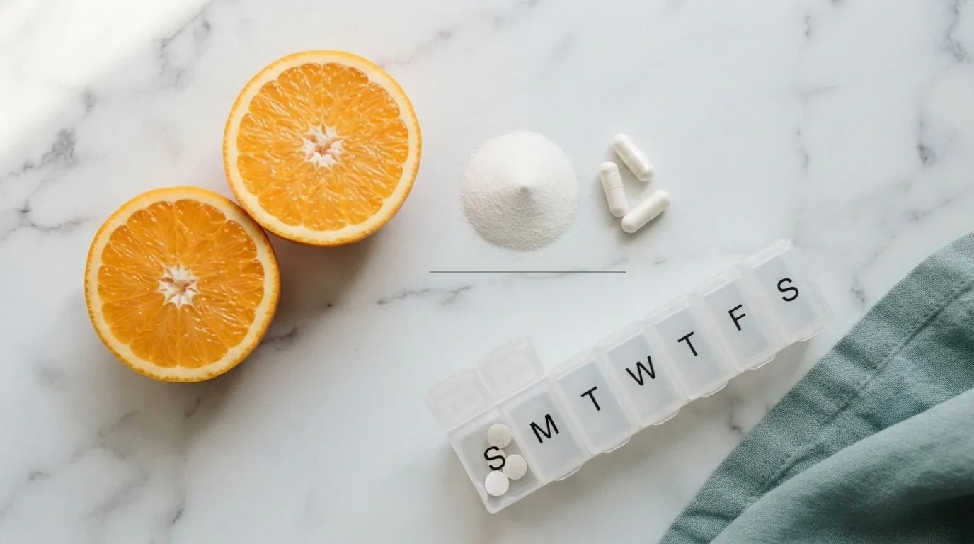 Modified citrus pectin capsules and powder spaced apart from prescription tablets — MCP drug interaction timing