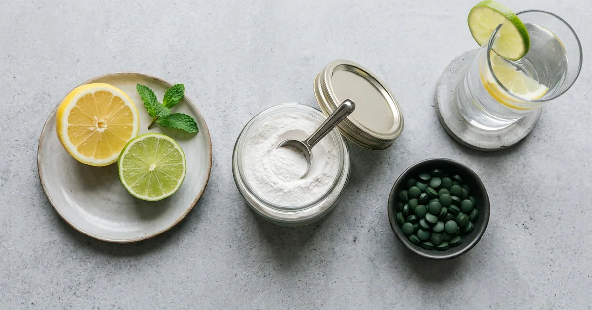 Modified citrus pectin for heavy metal detox — MCP powder with citrus and chlorella for lead and mercury chelation