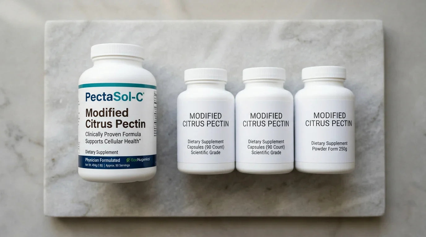 PectaSol-C et d'autres marques de suppléments de pectine d'agrumes modifiée&nbsp;: comparaison des spécifications de qualité et des données scientifiques à l'appui