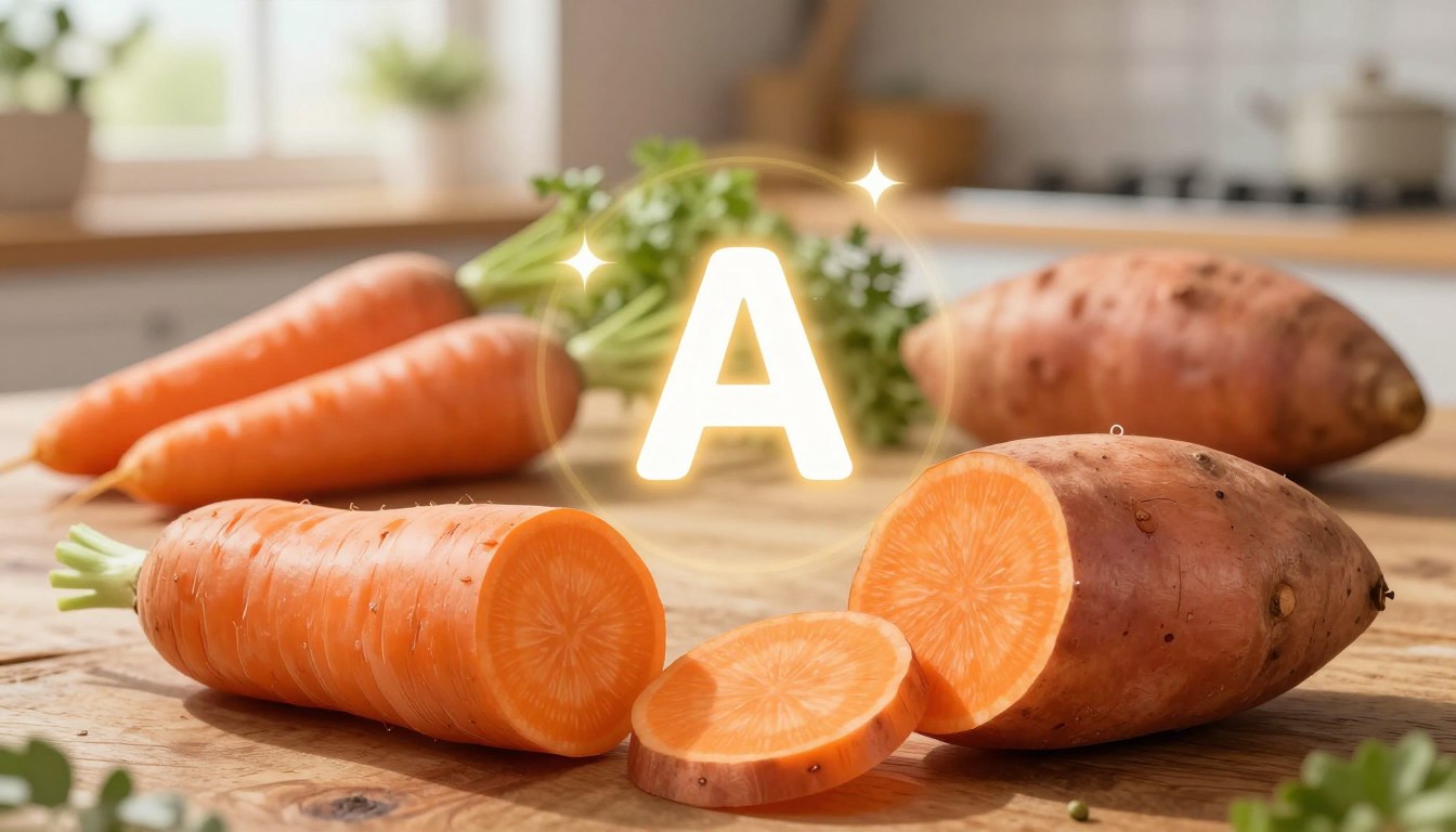 sweet potato vs carrot vitamin A