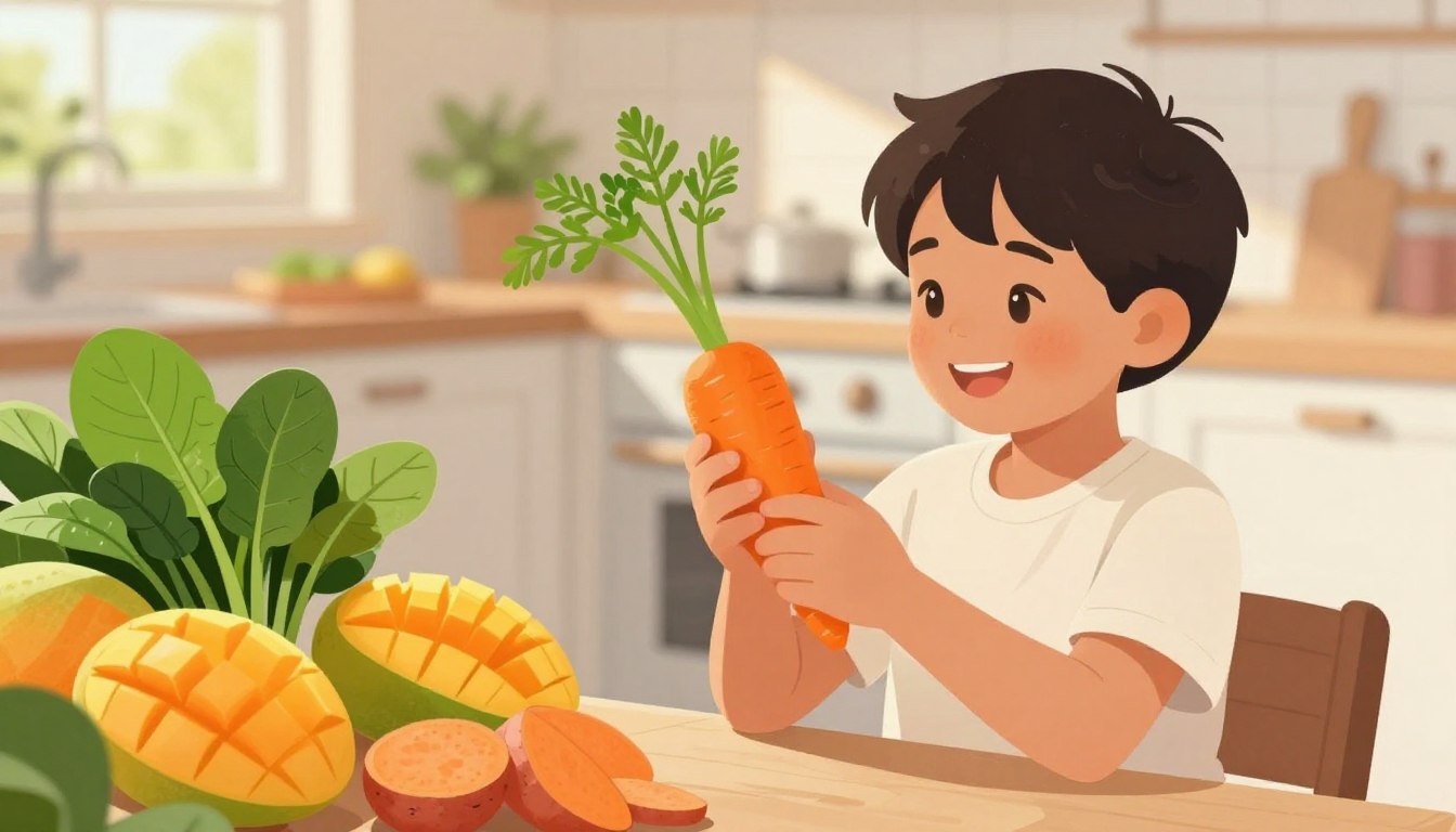 vitamine A pour les enfants