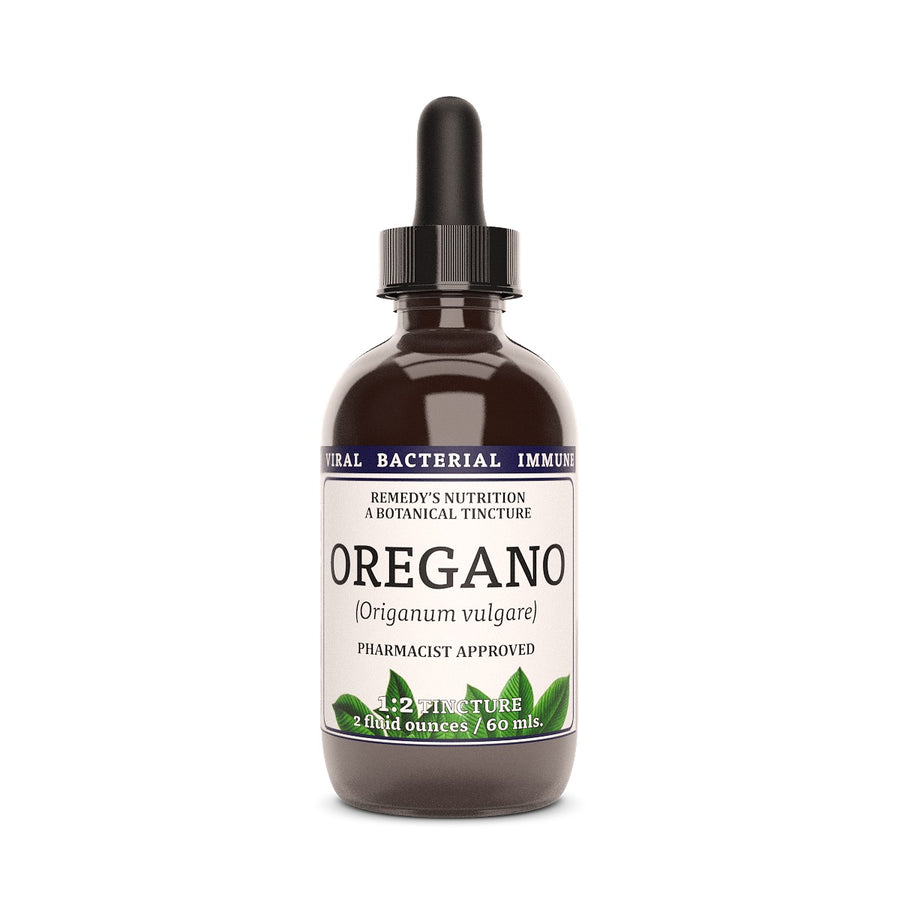 Remedy's Nutrition Oregano Tincture Botanical Origanum vulgare 2 fluid ounces Made in the USA