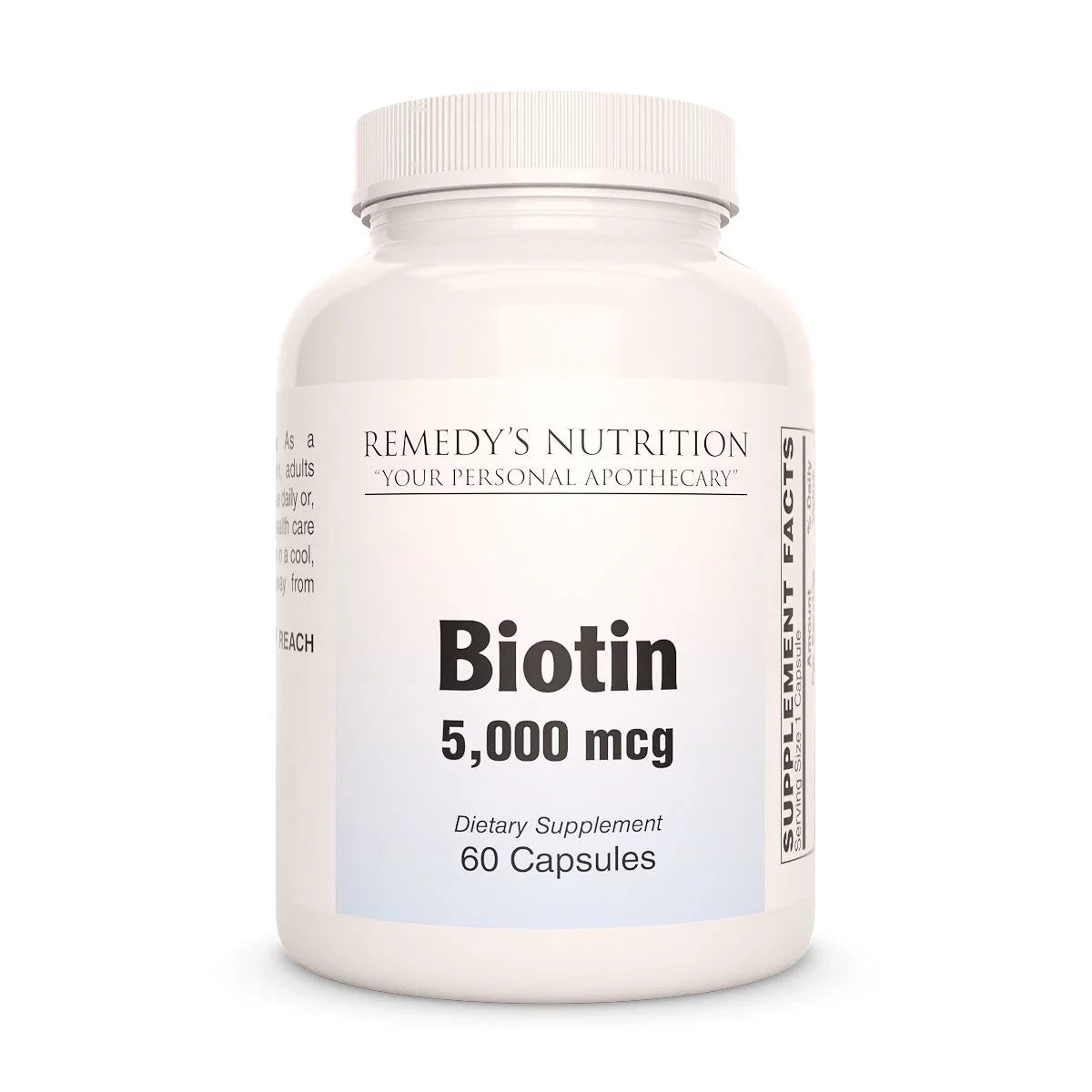 Biotin 5000 mcg, 60 Vegan Capsules