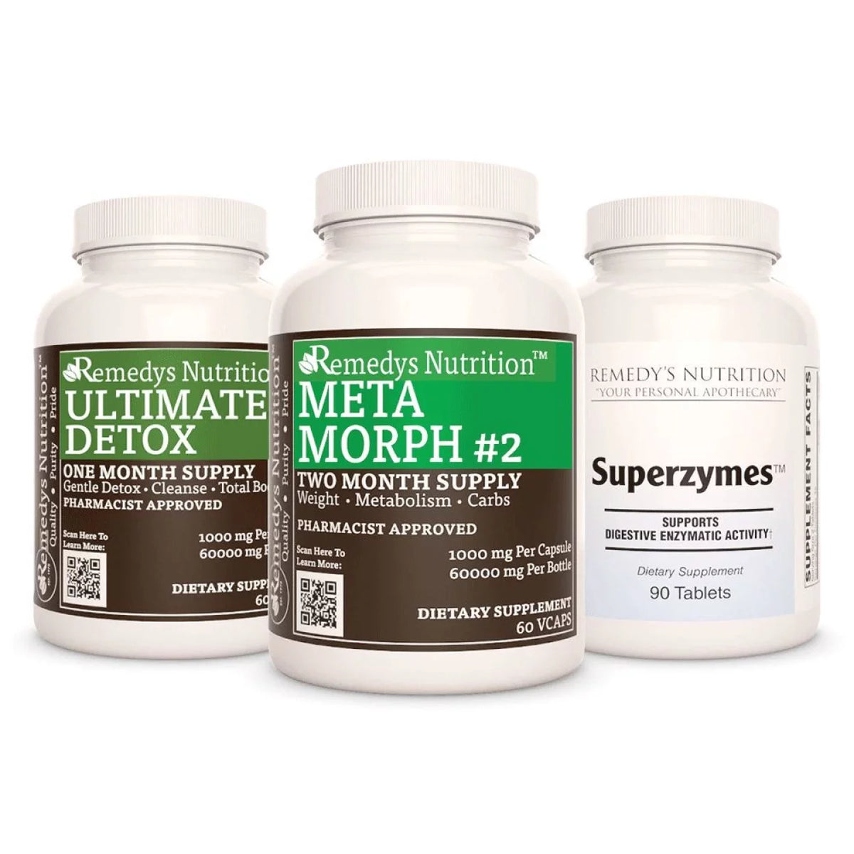 Carbohydrate Blocker Power Pack™ Three Supplement Bottles of Capsules & Tablets