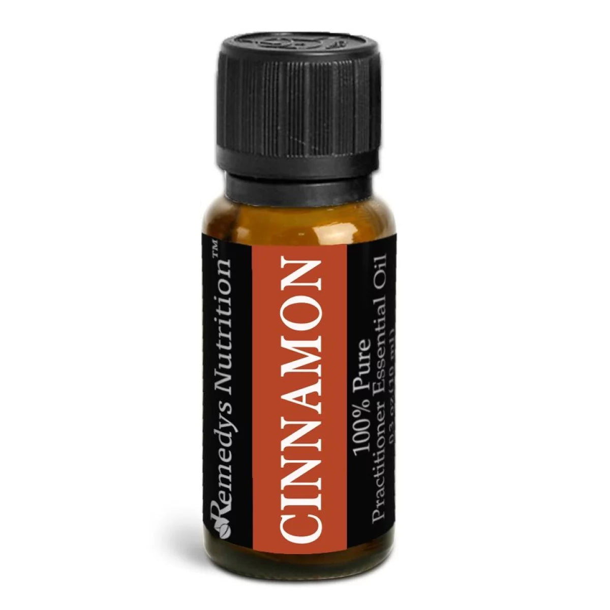 Image of Remedy's Nutrition® Cinnamon Essential Oil Herbal Supplement front bottle.