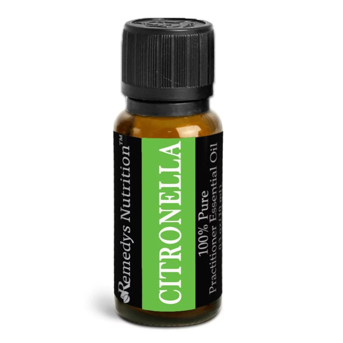 Image of Remedy's Nutrition® Citronella Essential Oil Herbal Supplement front bottle.