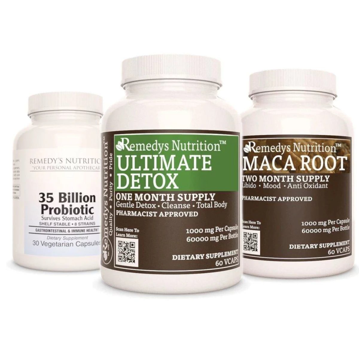 Ultimate Detox Power Pack #2™ Three Supplement Bottles of Capsules