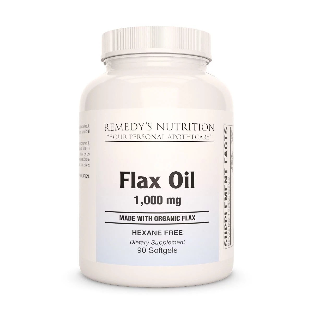 Flax Oil 1000 mg, 90 Softgels