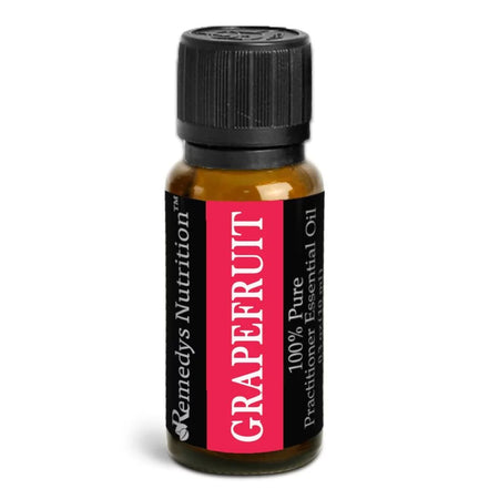 Image of Remedy's Nutrition® Grapefruit Essential Oil Herbal Supplement front bottle.