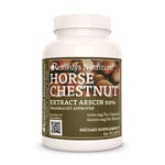 Horse Chestnut Extract Aescin Content 20% 1000 mg 60 Vegan Capsules