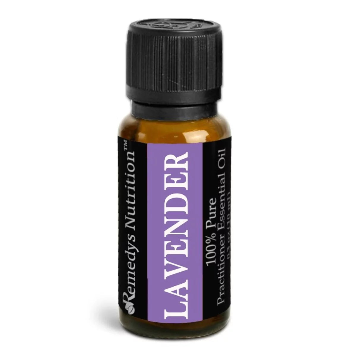 Image of Remedy's Nutrition® Lavender Essential Oil Herbal Supplement front bottle.