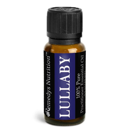 Image of Remedy's Nutrition® Lullaby Essential Oil Herbal Supplement front bottle.