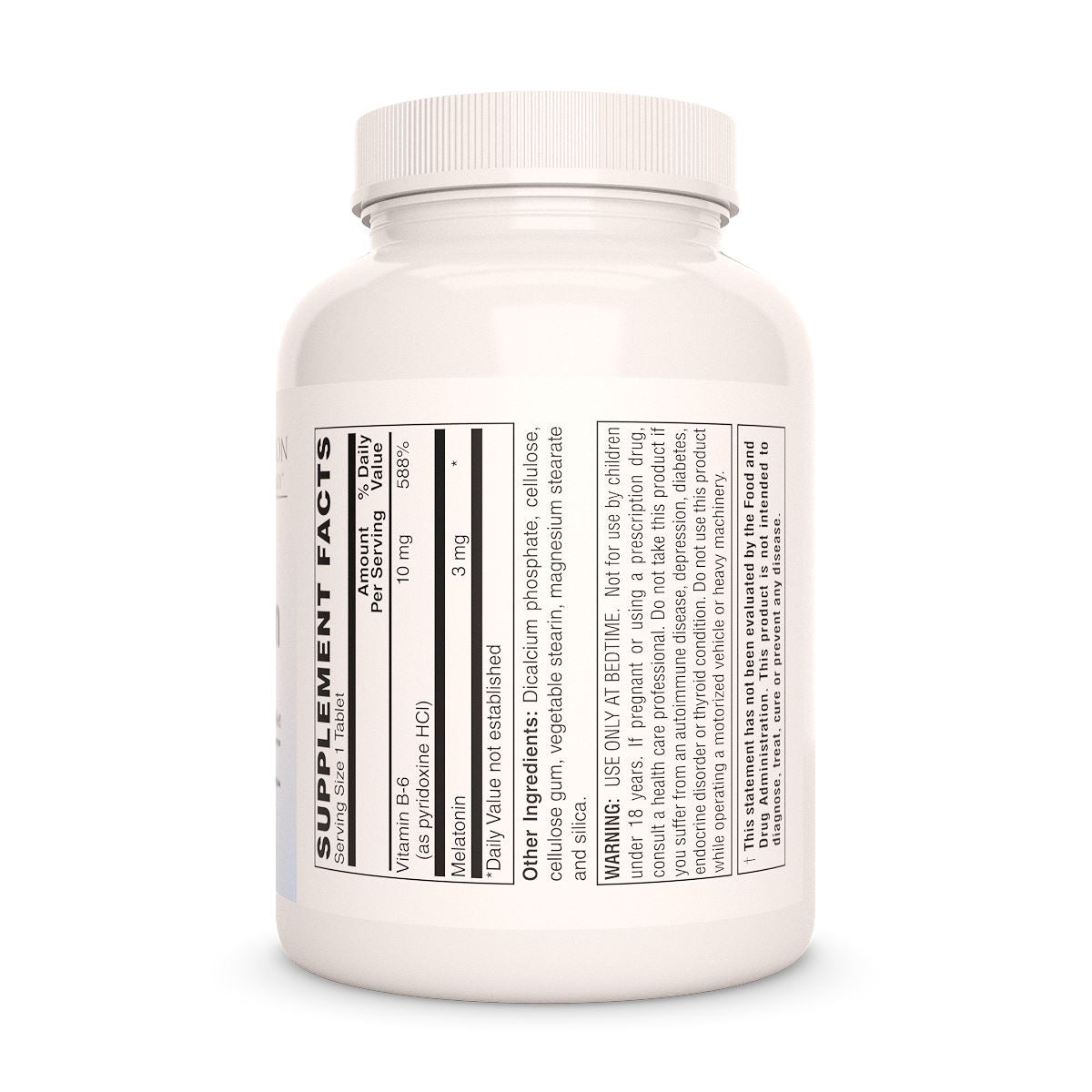 Melatonin 3 mg Supplement Remedy's Nutrition 