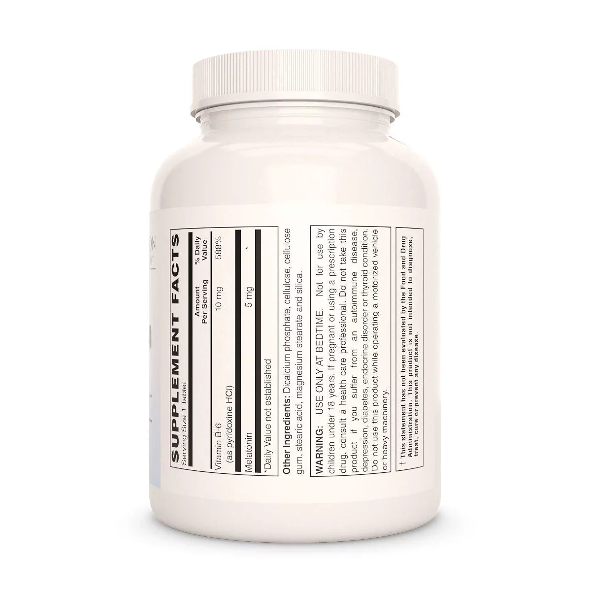 Melatonin 60 count, 10mg & 5mg — vegan supplement — Remedy's Nutrition