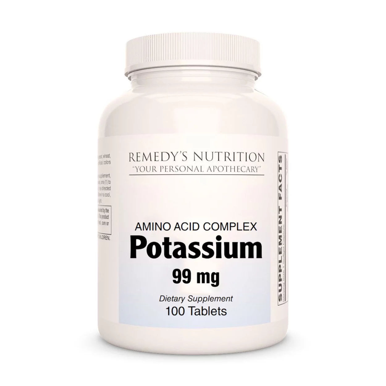 Potassium Pills 99mg, - 100 Tablets
