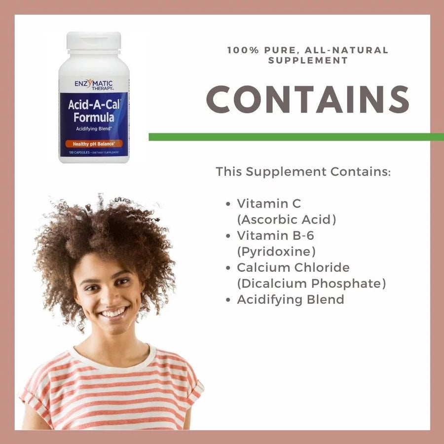 Acid-a-Cal Formula | 100 Vegan Capsules
