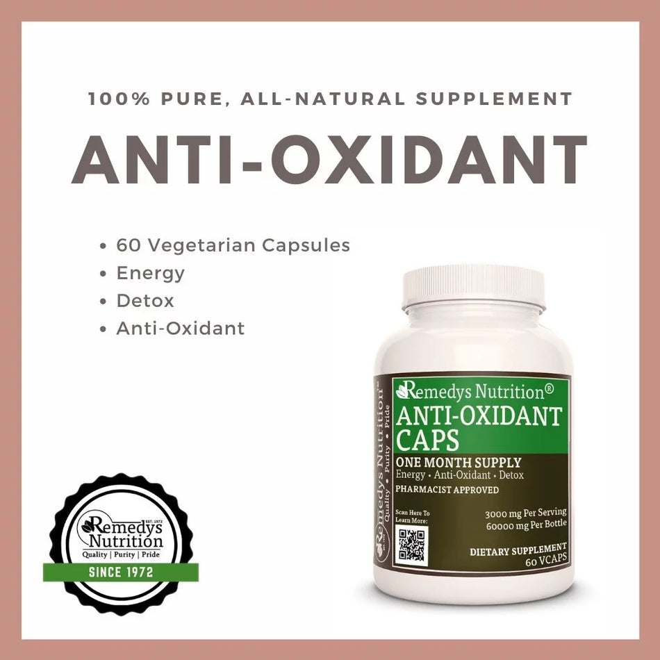 Antioxidante™ | 1000 mg, 60 Cápsulas Veganas 