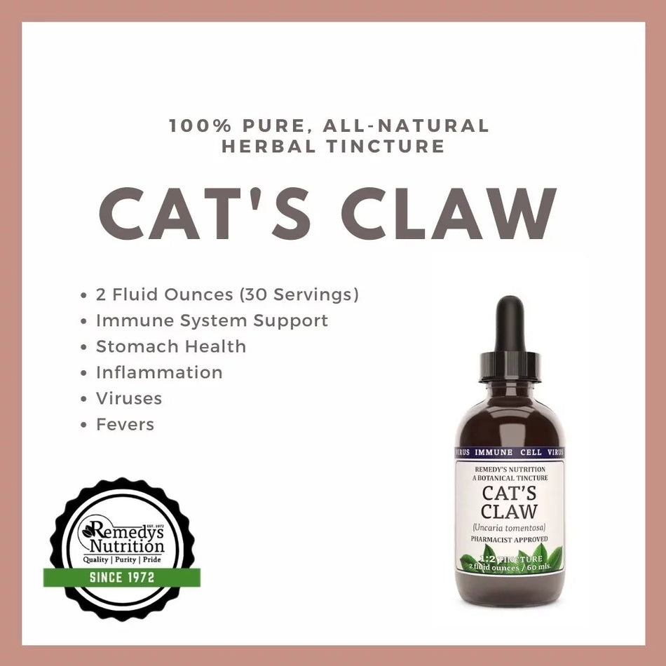 Cat's Claw Tincture | 2 Fluid Ounces