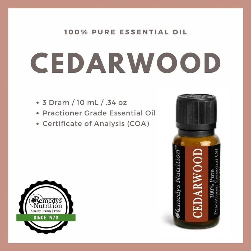 Cedarwood Essential Oil | 10 mL