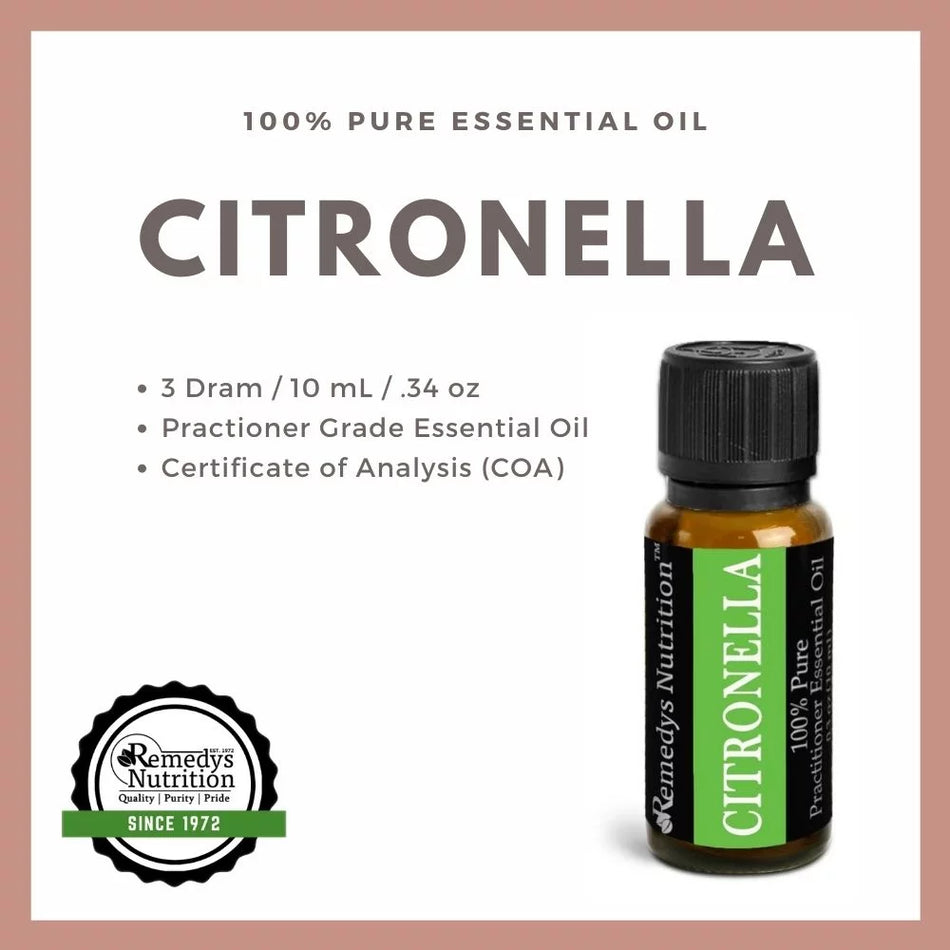 Citronella Essential Oil | 10 mL