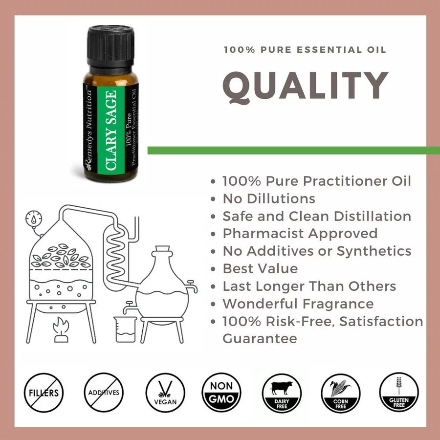 Clary Sage Essential Oil | 10 mL
