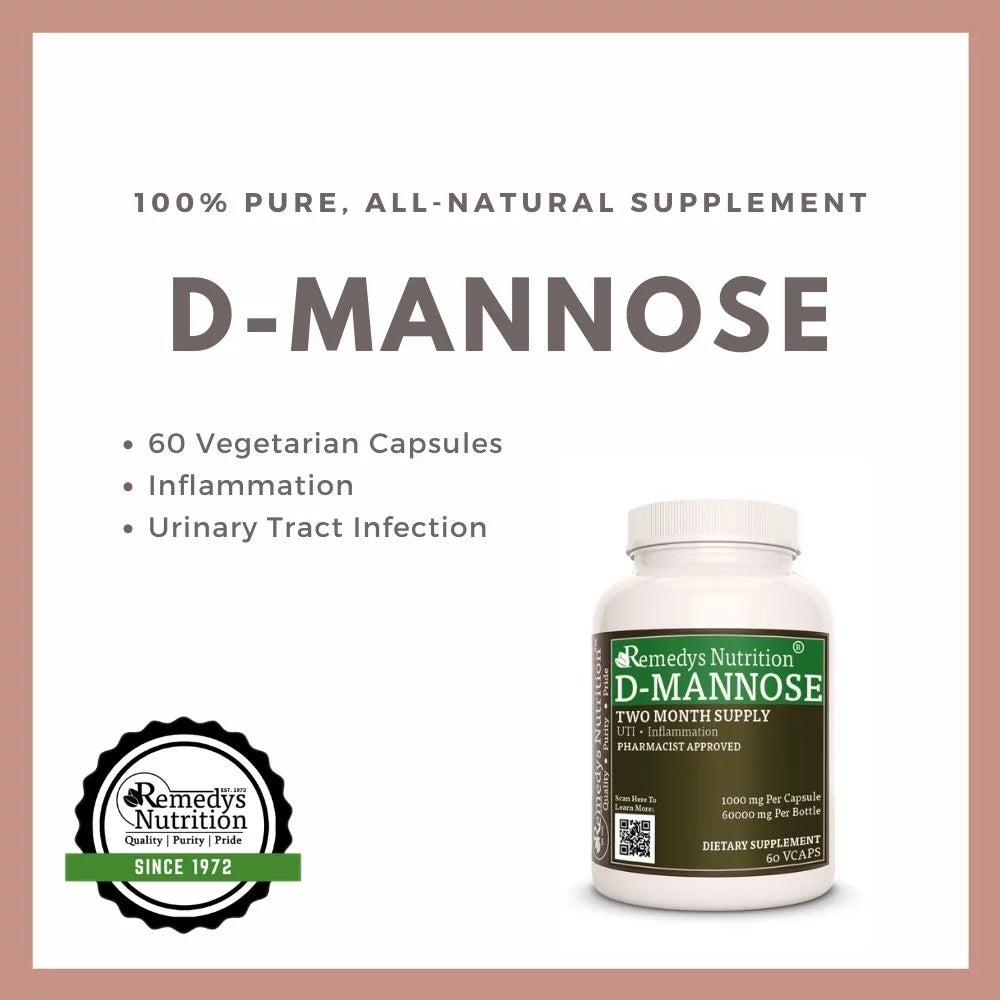 D-mannosio Capsule 1 Grammo in Integratori e Vitamine D-mannosio Capsule 1 Grammo in Integratori e Vitamine