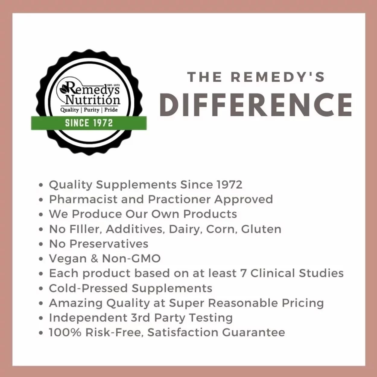 Remedy's Nutrition® | Herbal Dietary Supplements | Made in the USA