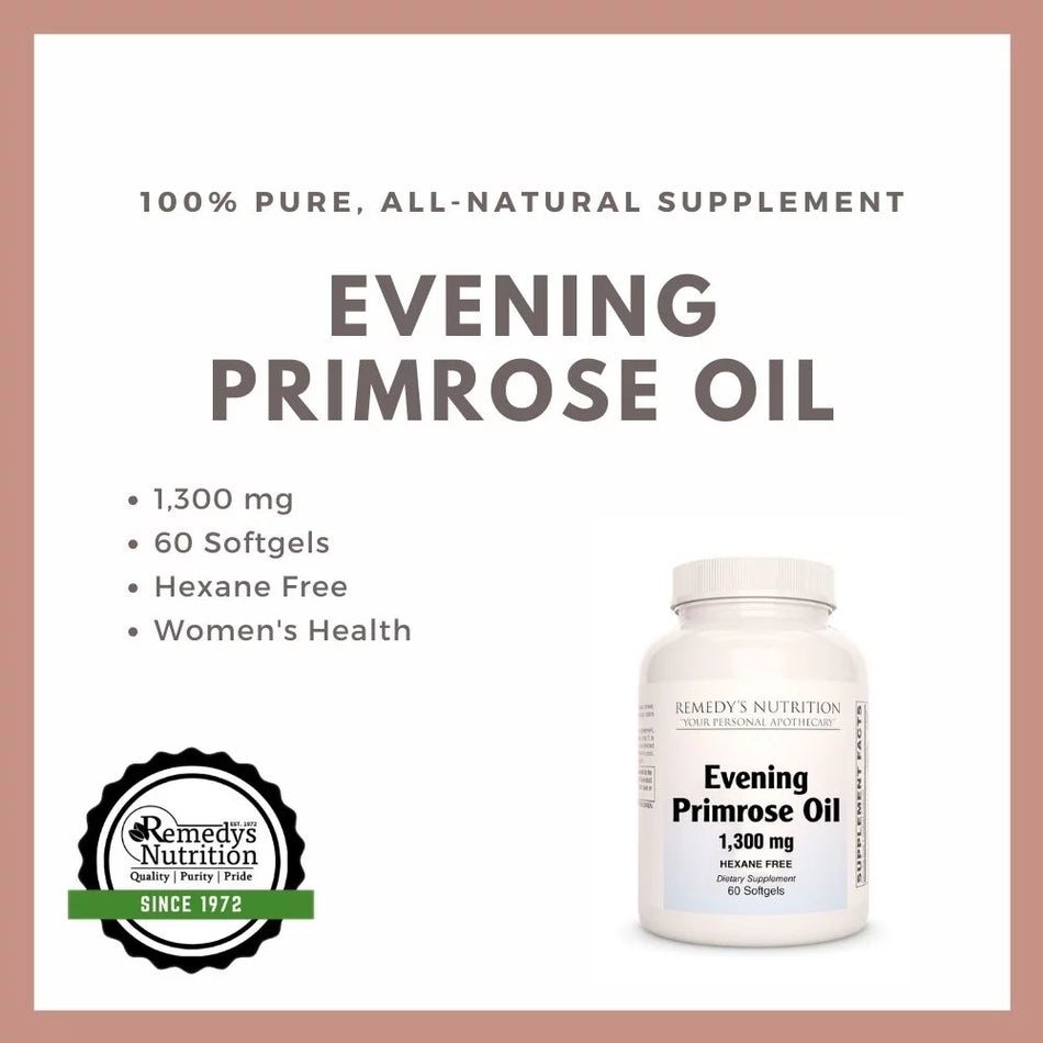 Evening Primrose Oil | 1300 mg, 60 Softgels