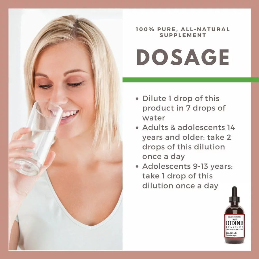 Iodine supplement discount dosage