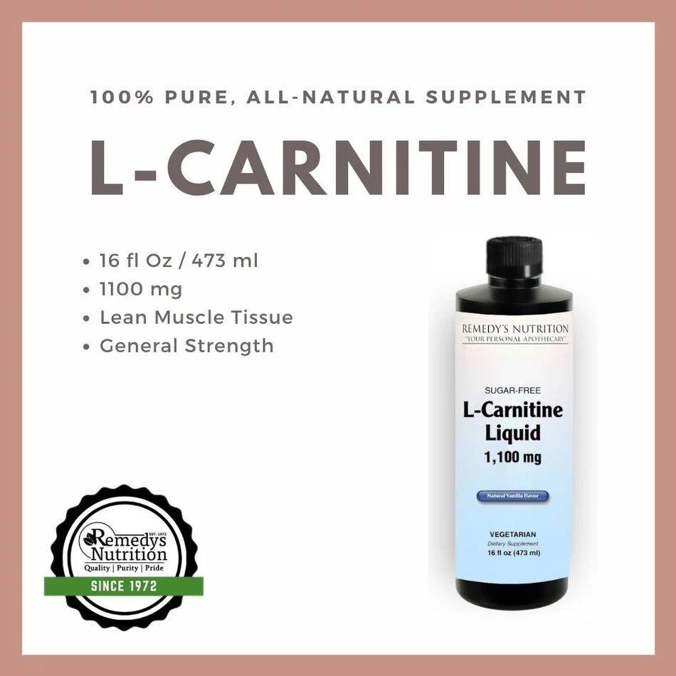Liquide L-Carnitine | 16 onces liquides. onces. 