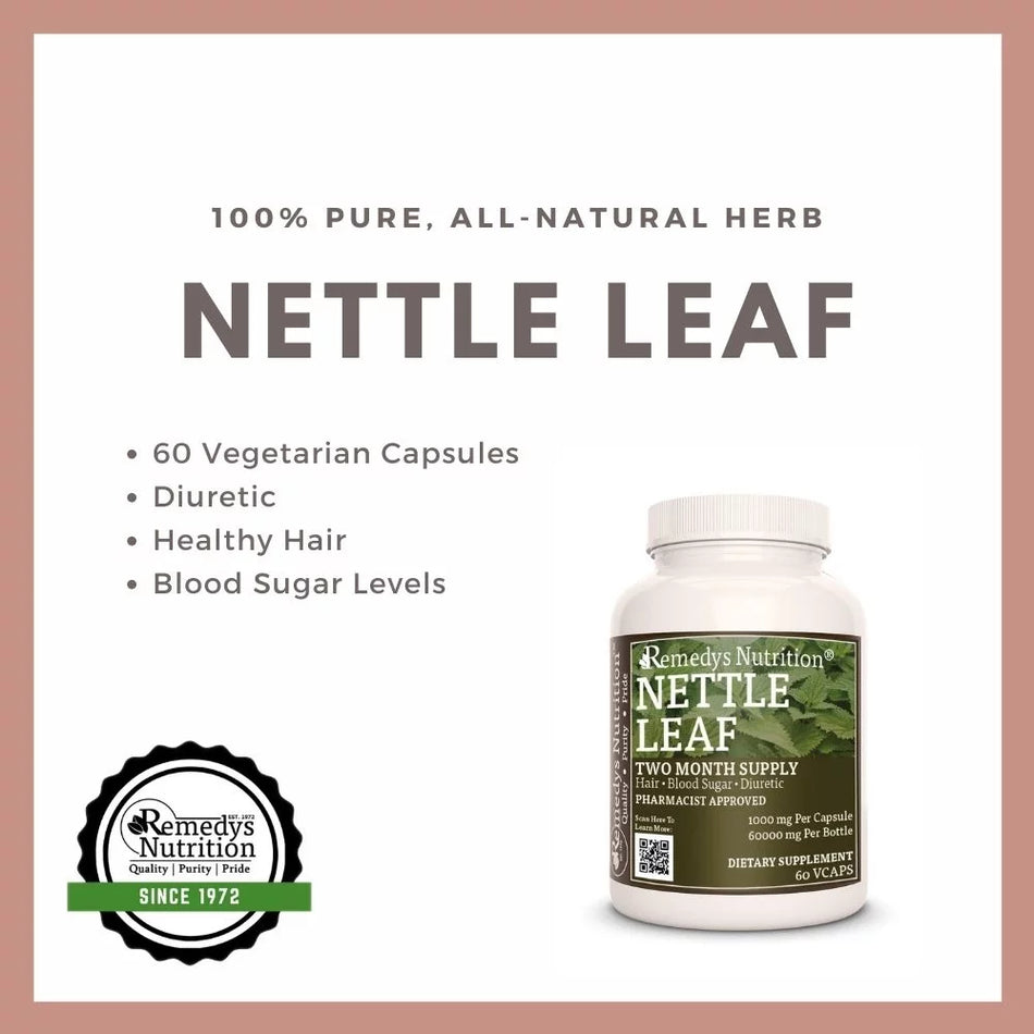 Nettle Leaf | 1000 mg, 60 Vegan Capsules