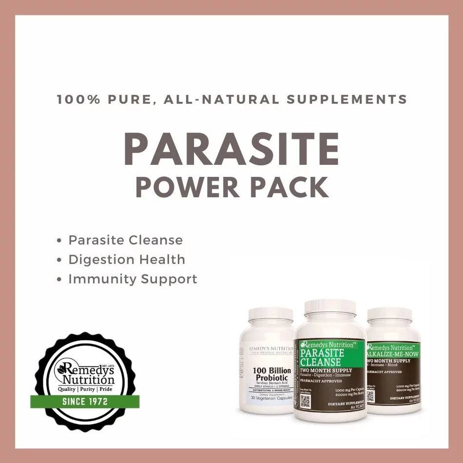 Parasite Power Pack™ | Three Supplement Bottles of Capsules