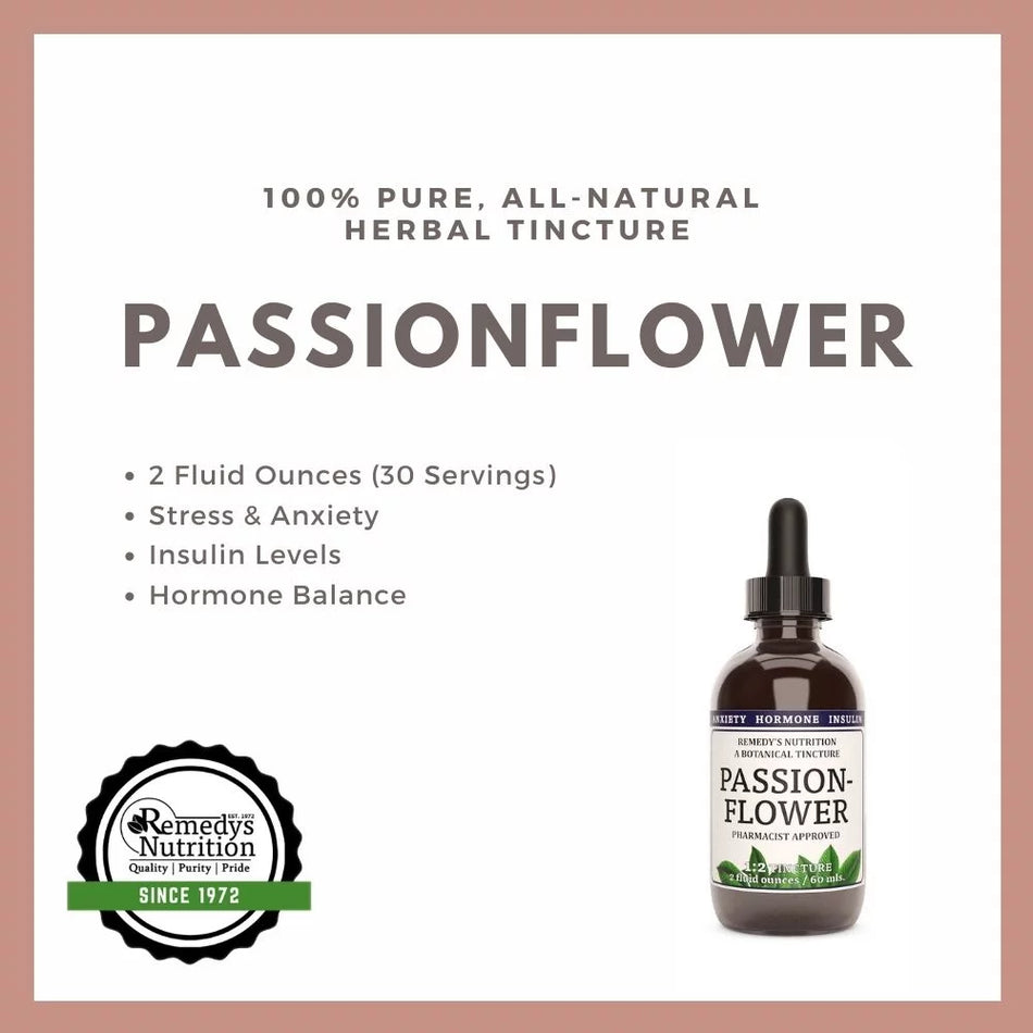 Passionflower Tincture | 2 Fluid Ounces