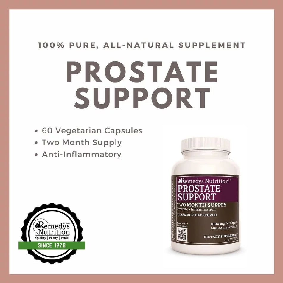 Soutien de la prostate™ | 1000 mg, 60 gélules végétaliennes 