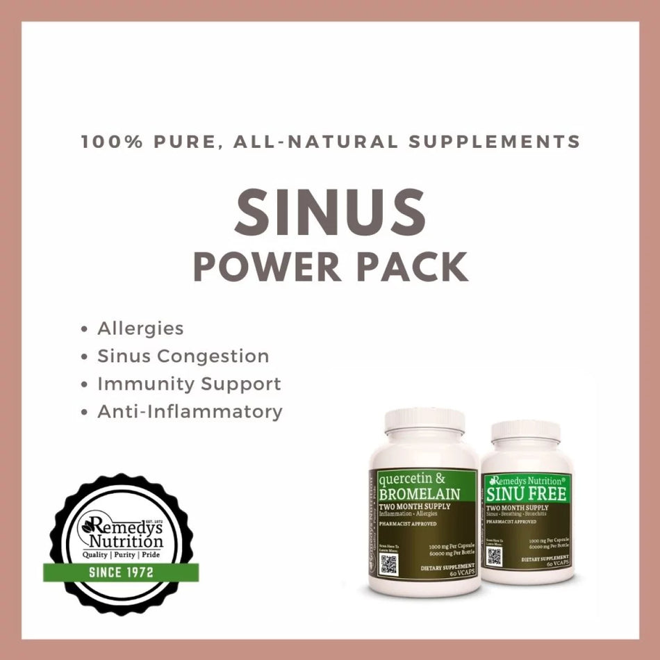 Sinus Power Pack™ | Two Bottles of 1000 mg, 60 Capsules