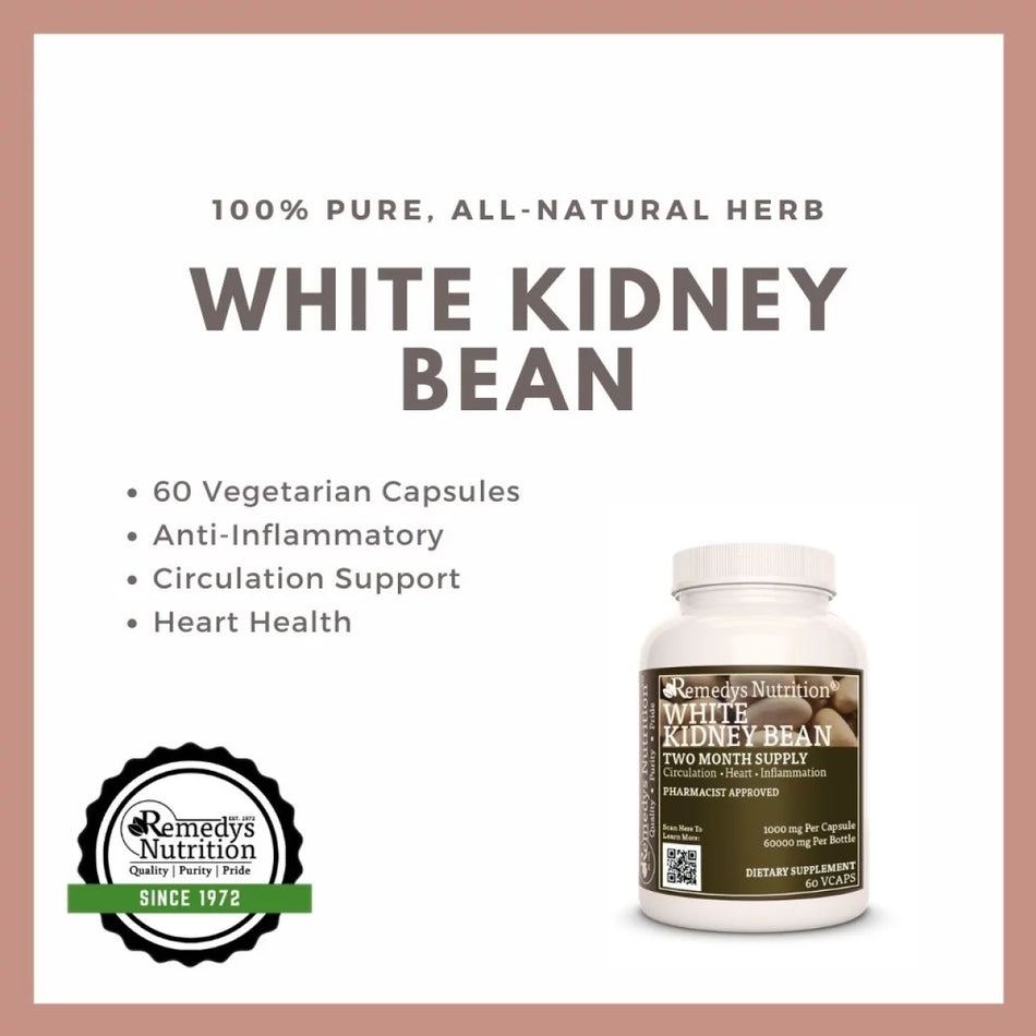 White Kidney Bean | 1000 mg, 60 Vegan Capsules