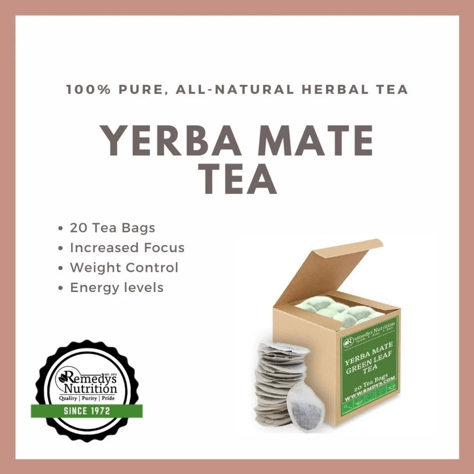 Yerba Mate Tea Bags | 20 count