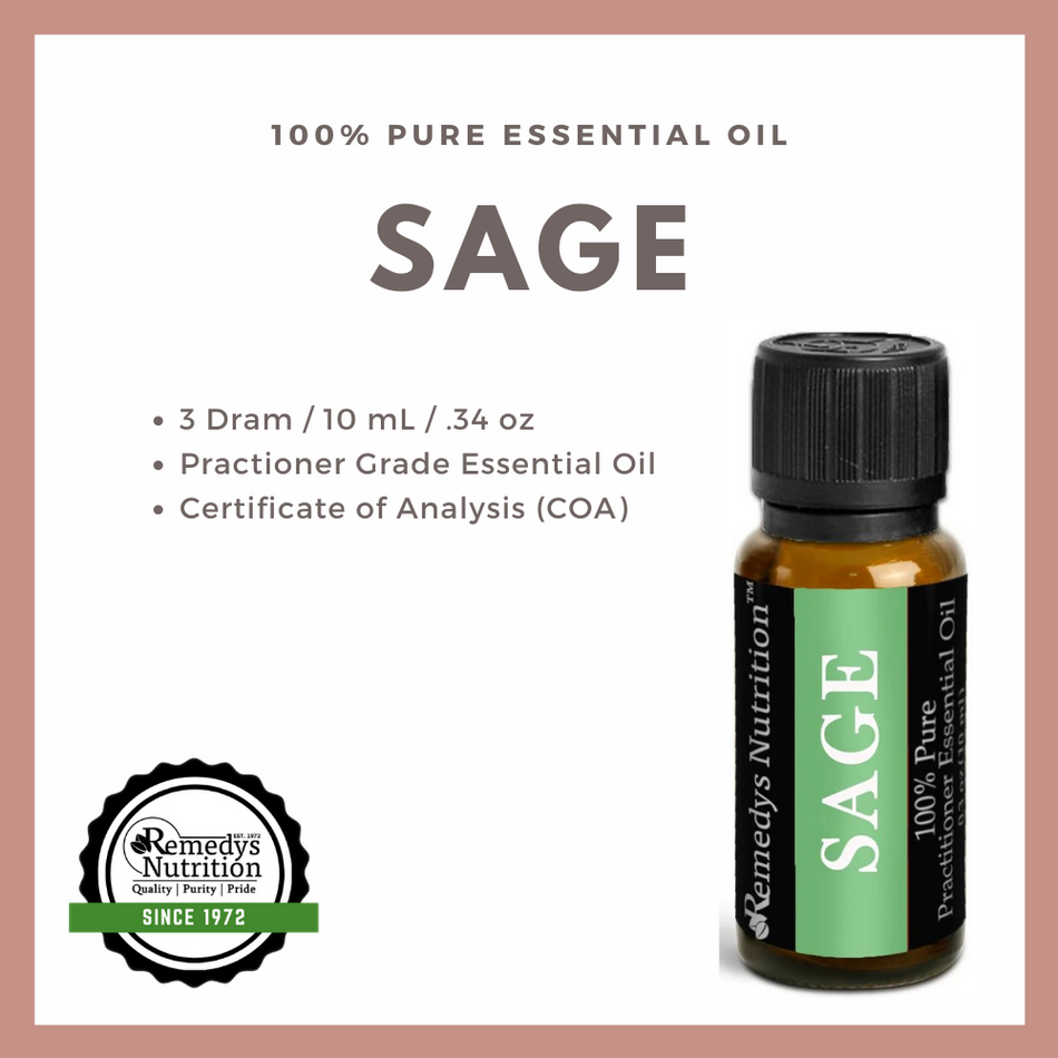 Sage Essential Oil | 10 mL